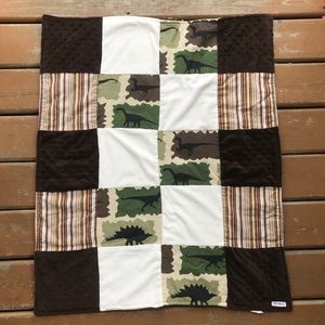 Handmade/Small Shop Baby Phillips Collection Dinosaur/Tula Crib Quilt